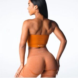 NVGTN strapless ribbed top